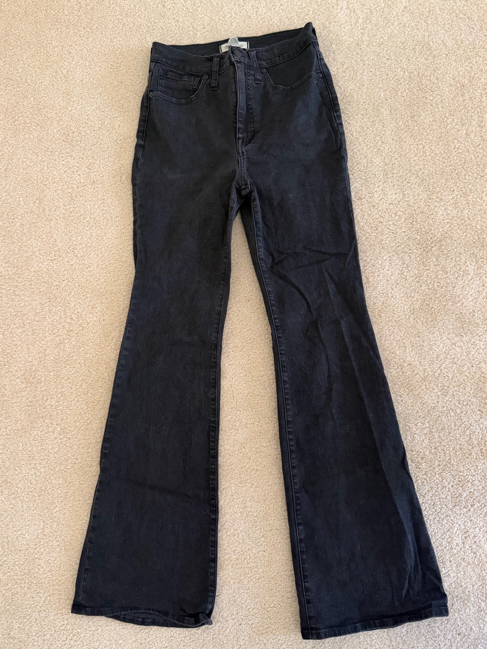 Madewell Black Skinny Flare Black Jeans - Size 27